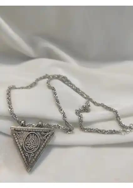 Arı Kadın ve Erkekler İçin Üçgen Zincirli Metal Cevşen ve Muska Detaylı İnceleme