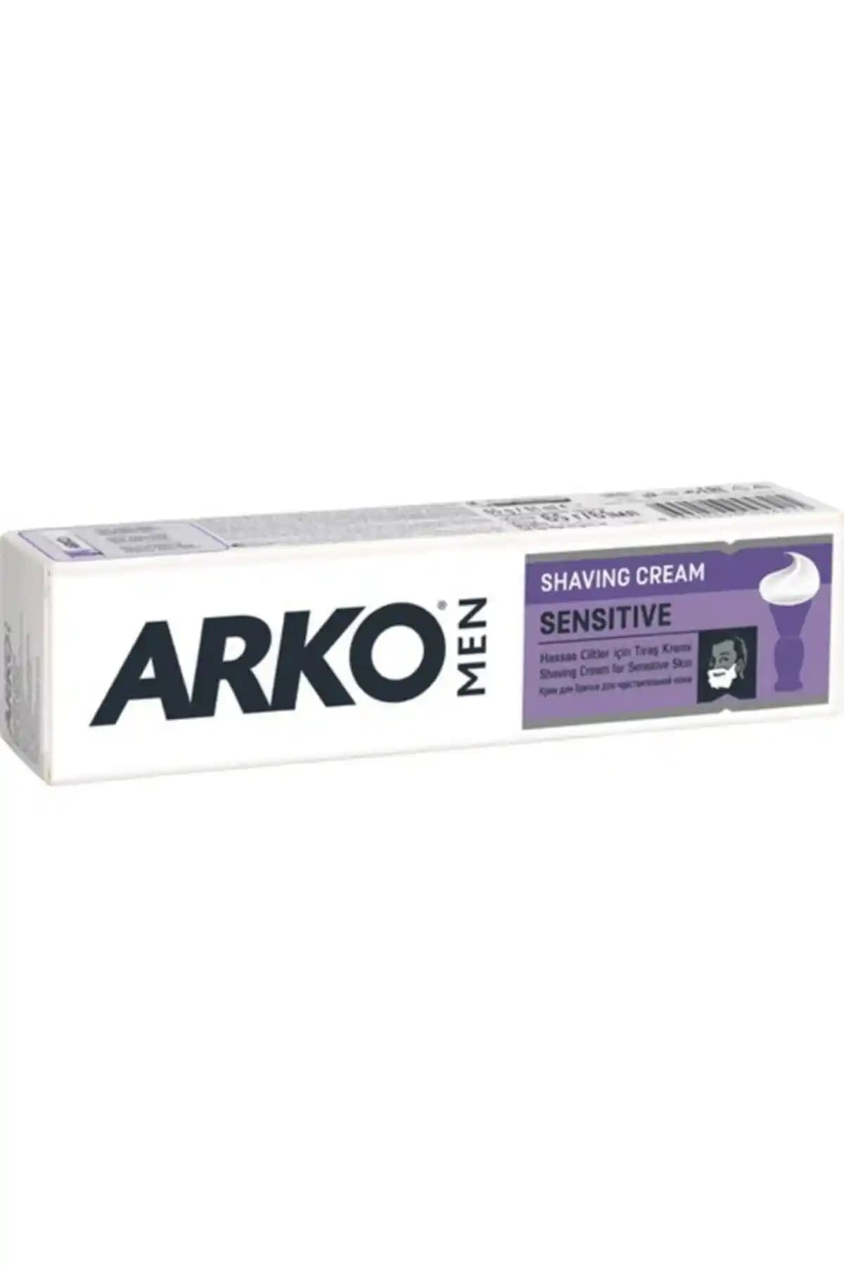 Arko Traş Kremi 100 ml Sensitive: Hassas Ciltler İçin Nemlendirici ve Yatıştırıcı Tıraş Kremi