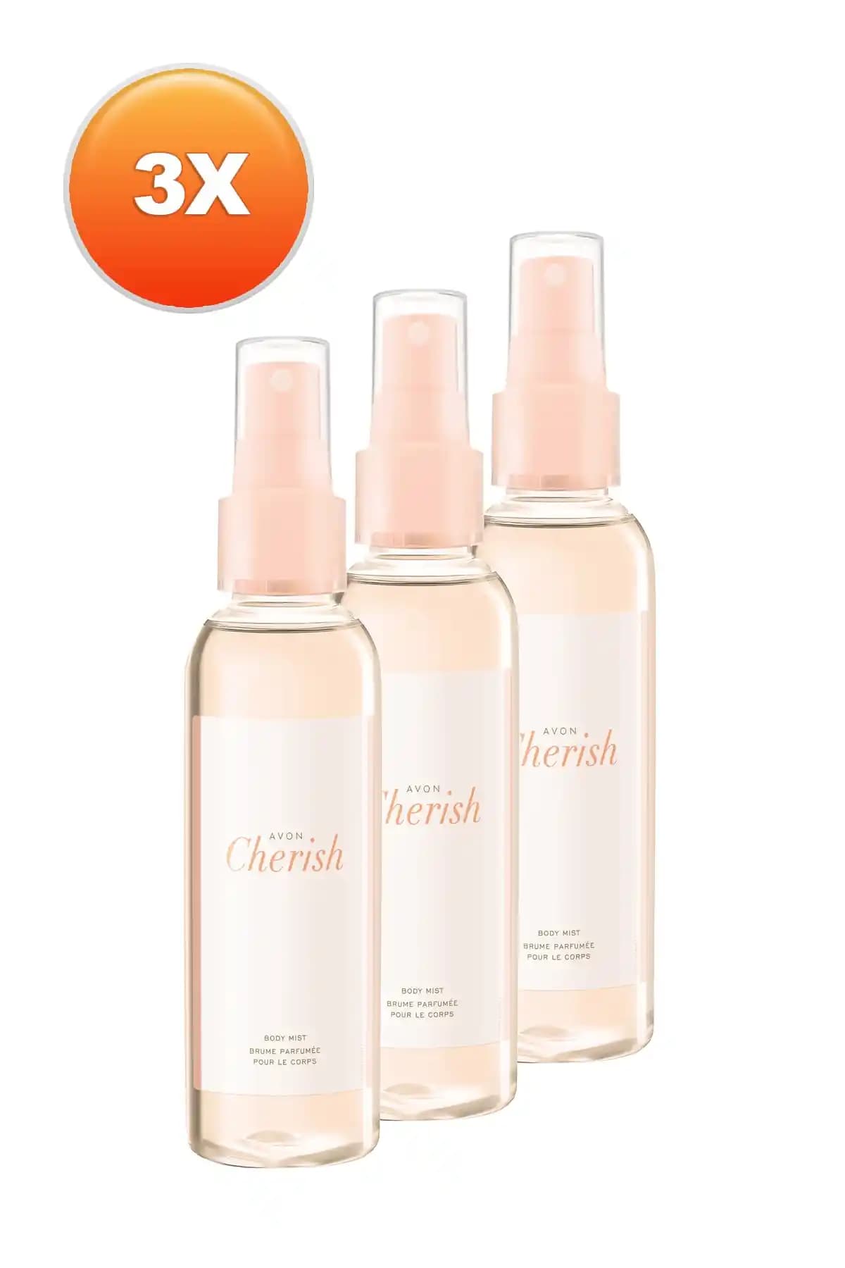 Avon Cherish Kadın Vücut Spreyi Üçlü Seti: Çiçeksi ve Ferahlatıcı Koku Deneyimi