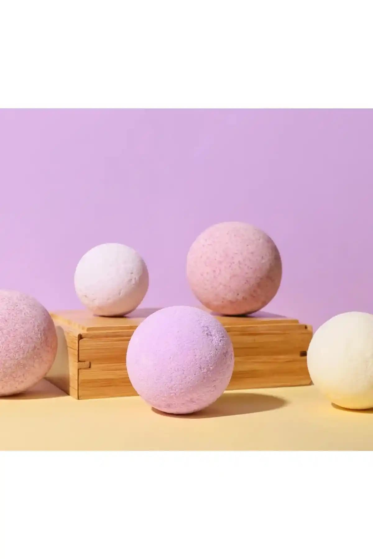 Bal Ağacı Üçlü Banyo Topu Seti Gül Lavanta Vanilya Aromalarıyla Rahatlama Sağlar