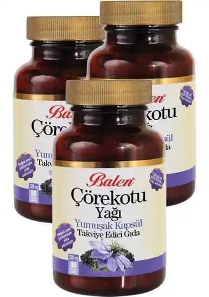 Balen Çörekotu Yağı Yüksek Kapsülleri Doğal Sağlık Desteği İçin Güçlü Bir Seçenektir