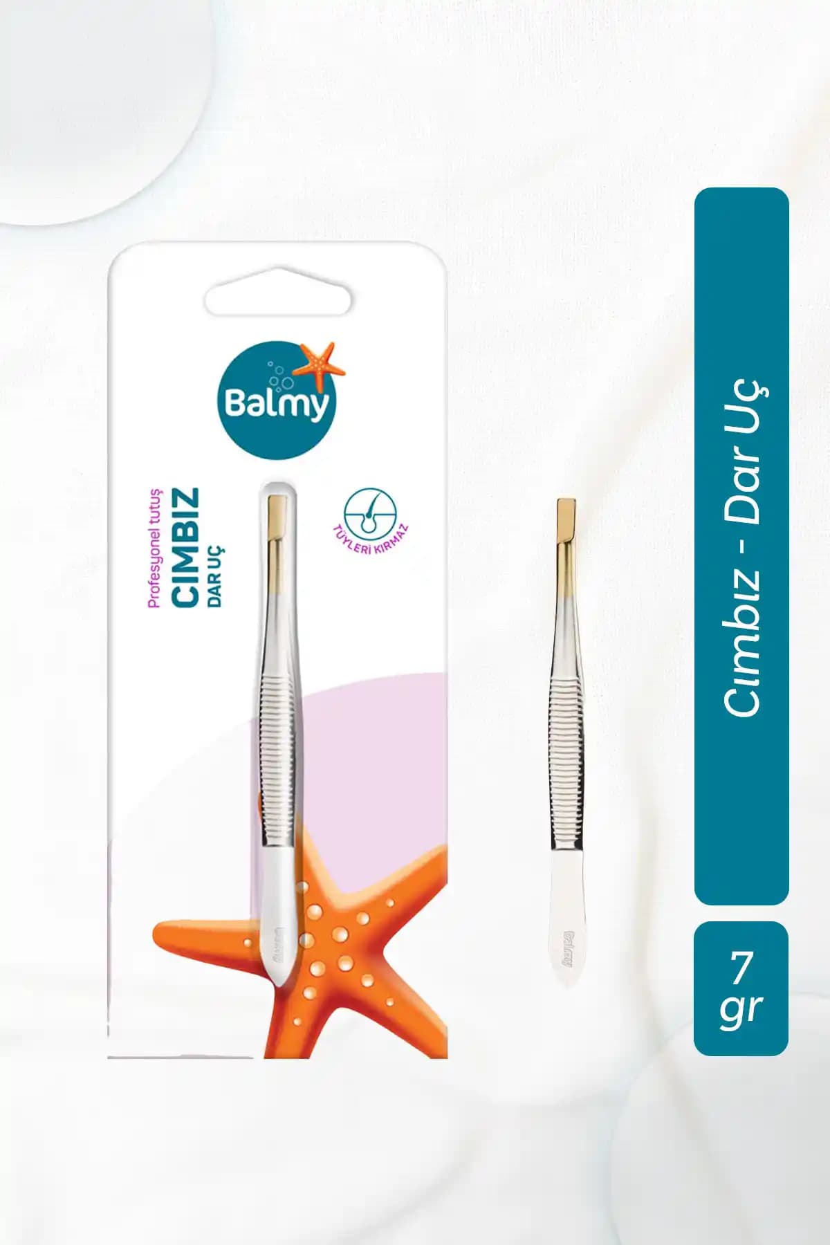 Balmy Dar Uç Cımbız: Hassas ve Pratik Tüy Alma Çözümü Unisex Kullanım İçin