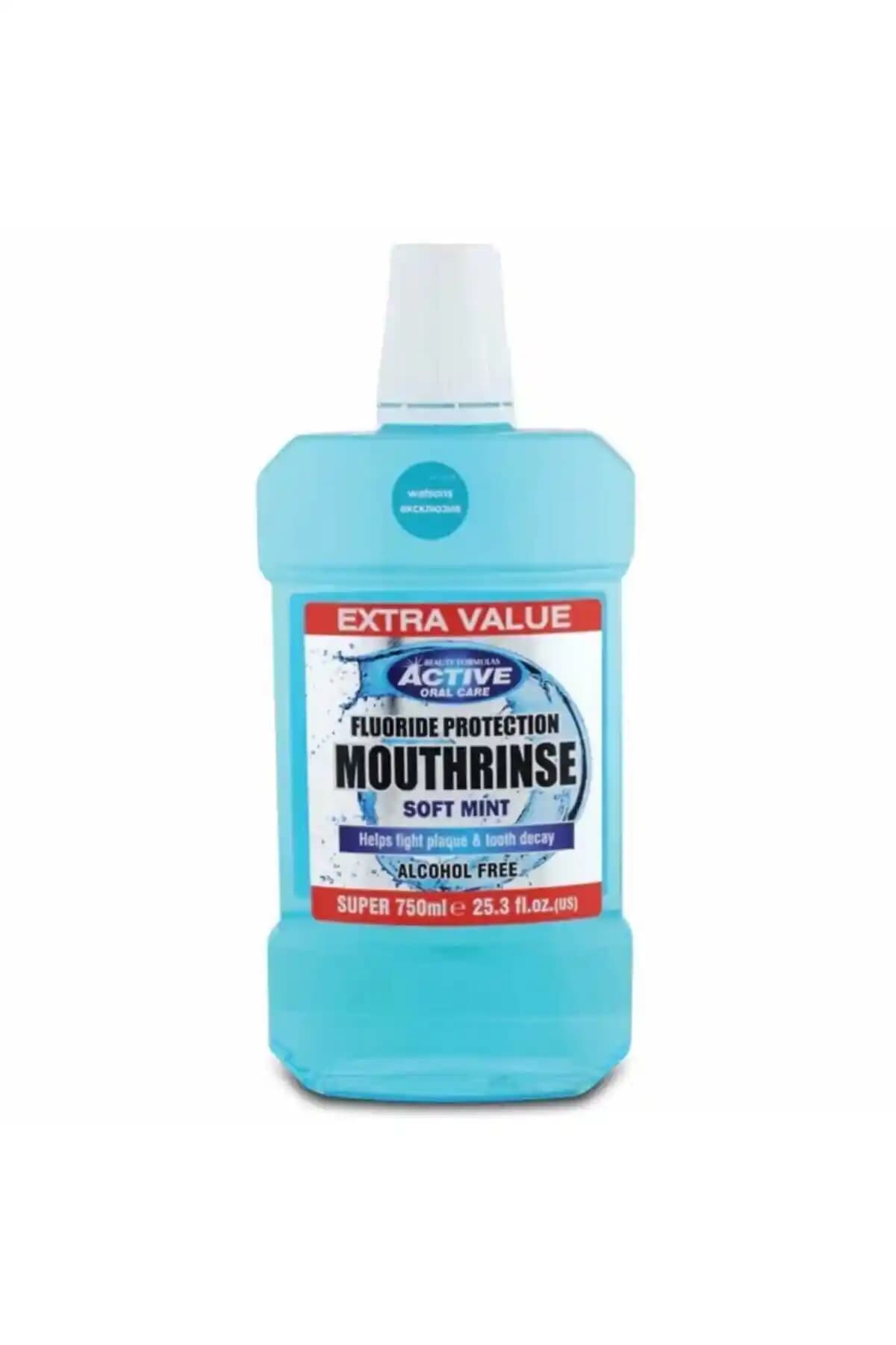 Beauty Formulas Mouthrinse Soft Mint: Ferahlatıcı ve Güçlendirici Alkolsüz Ağız Gargarası 750 ml