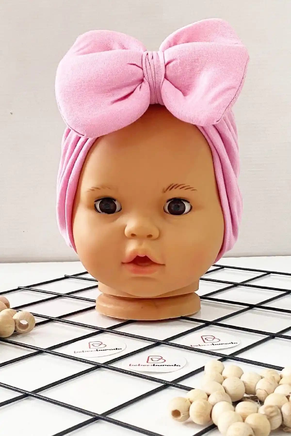 Bebekler İçin Şık ve Konforlu Fiyonklu Bone Kız Bebekler 0-12 Ay İçin Uygun