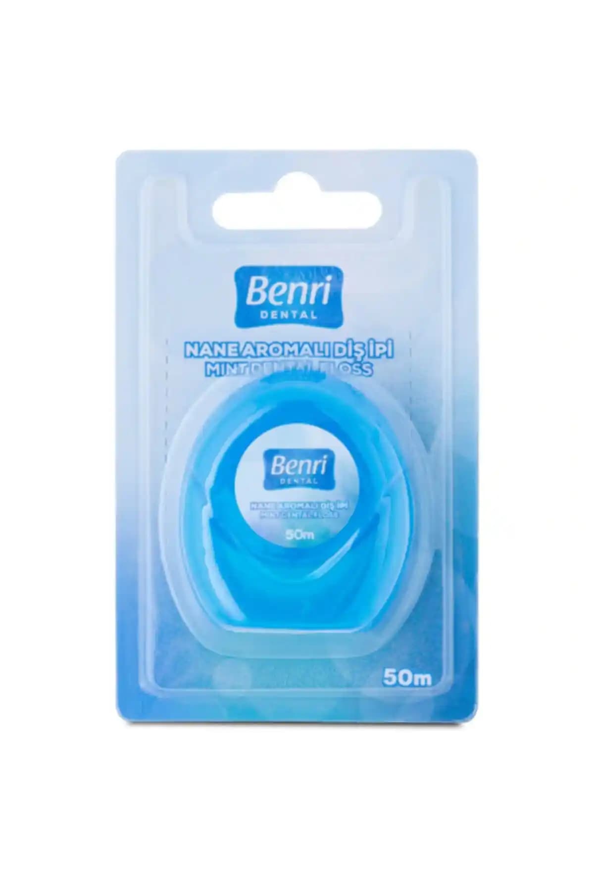 Benri Marka Dental Diş İpi 50 M: Uzun Ömürlü, Pratik ve Ferahlatıcı Ağız Bakımı Çözümü