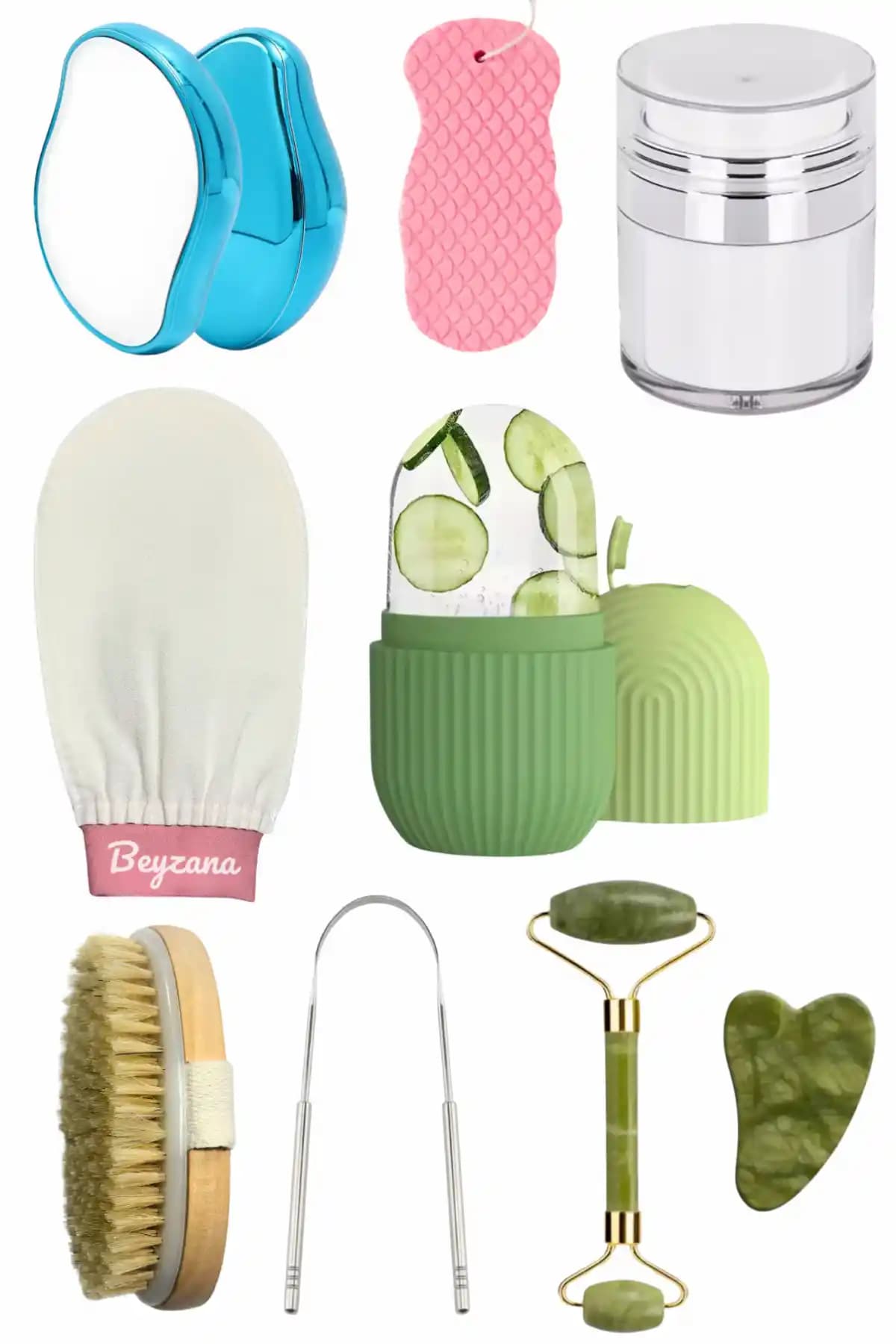 BEYZANA 9 Parça Kişisel Bakım Seti: Çok Fonksiyonlu ve Estetik Bakım Çözümleri