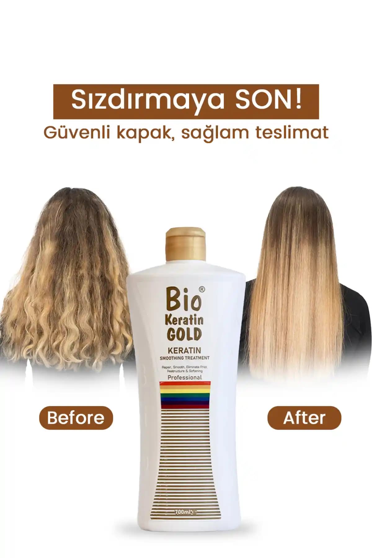 Bio Keratin Gold Brezilya Fönü Keratini: Saçlar İçin Güçlü ve Parlak Bakım Çözümü