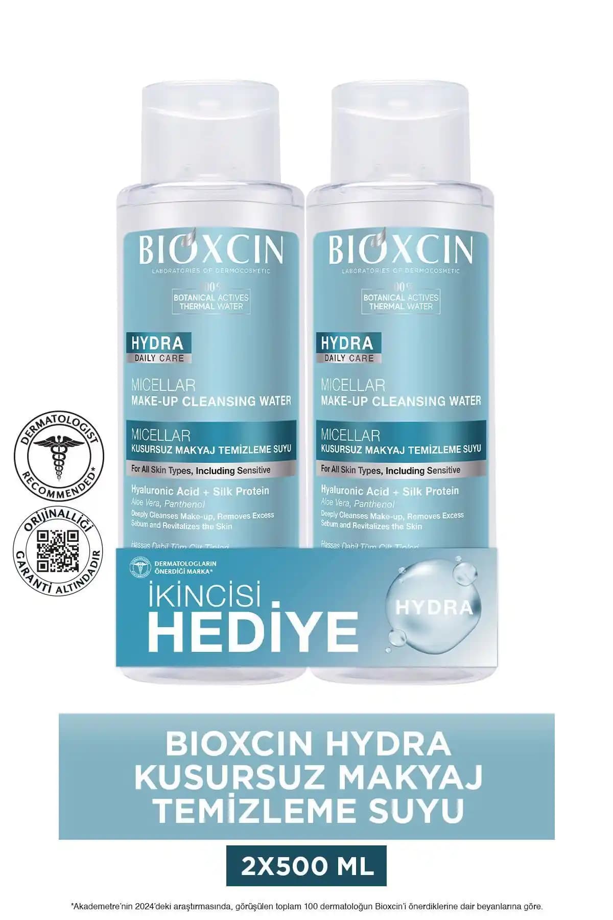 Bioxcin Hydra Micellar Makyaj Temizleme Suyu: Hassas Ciltler İçin Etkili ve Doğal Çözüm