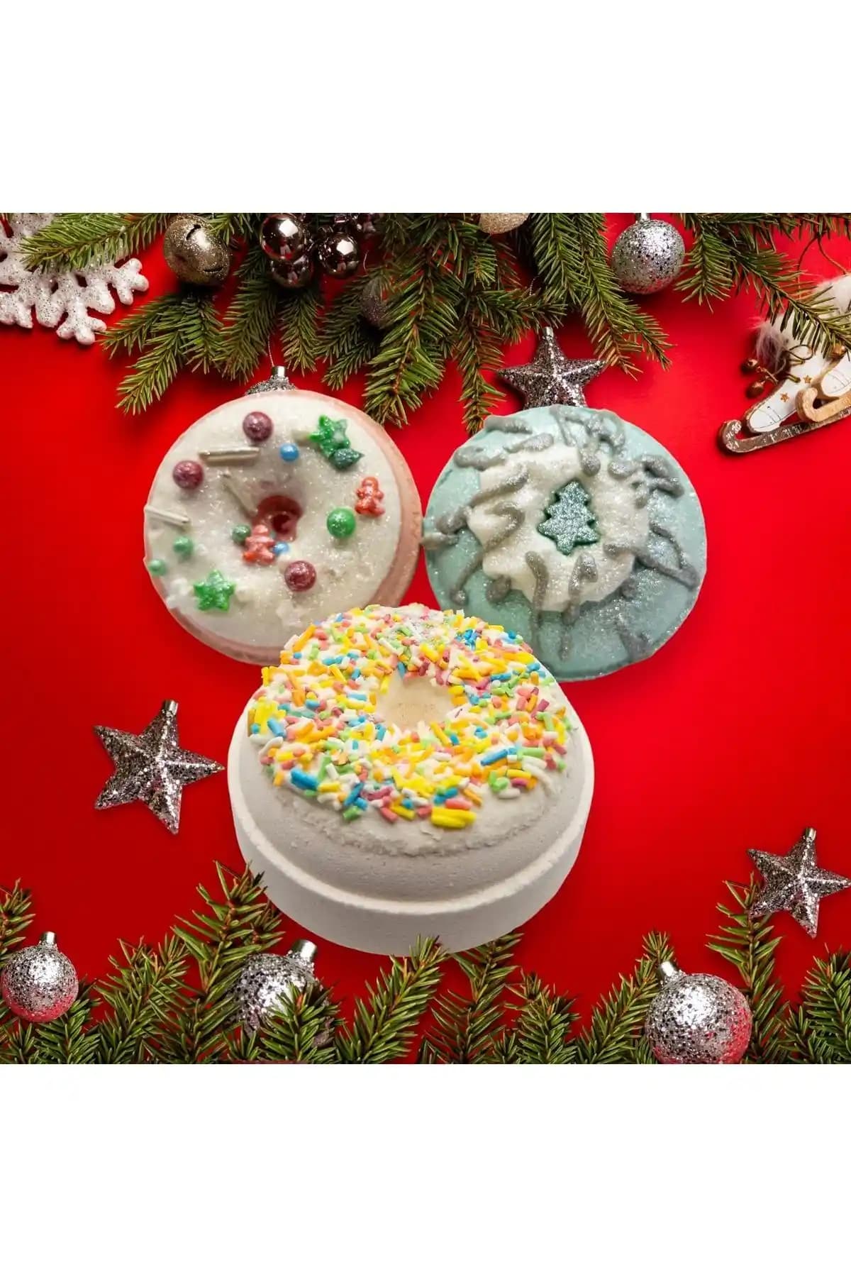 Body Boon Yılbaşı Hediye Seti: Doğal ve El Yapımı Banyo Topları ile Özel Anlar