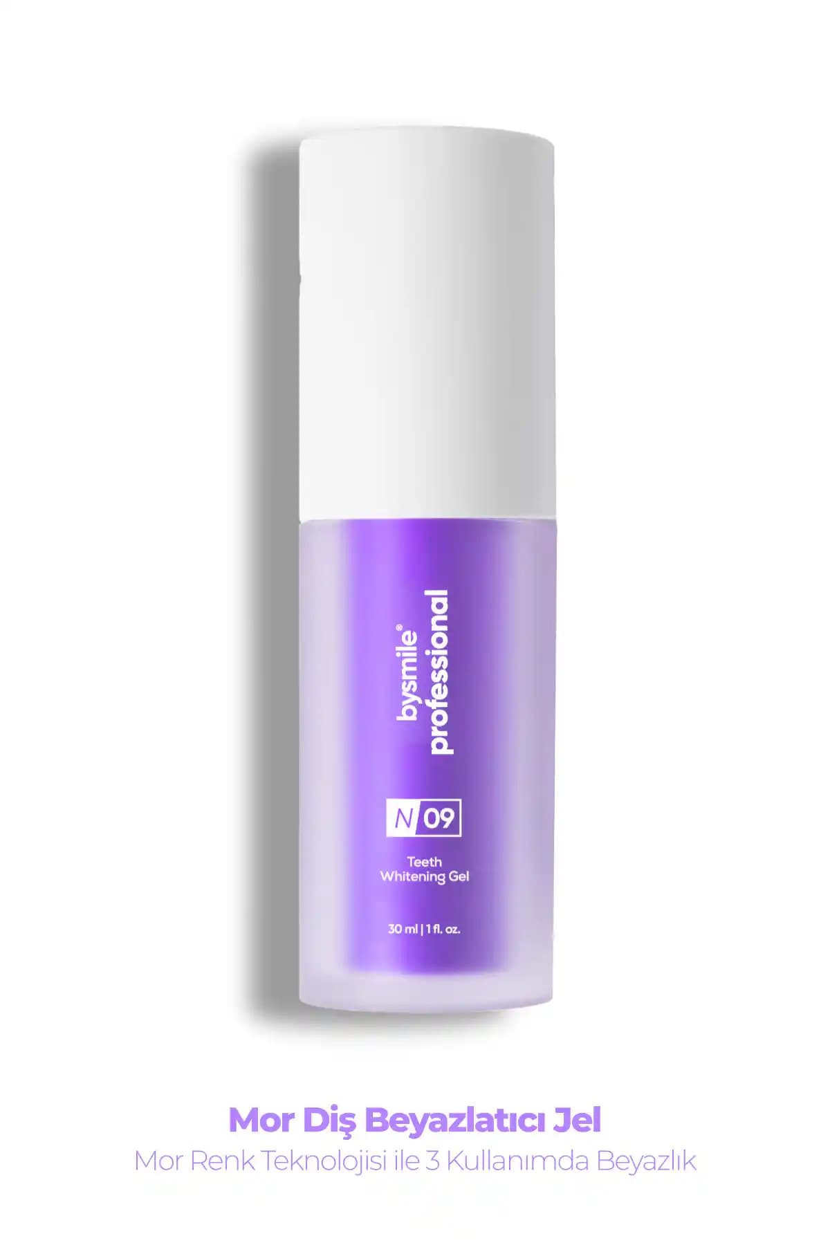 BySmile No:09 Mor Diş Beyazlatıcı Jel ile Güvenilir ve Hassas Dişlere Uygun Beyazlatma Çözümü