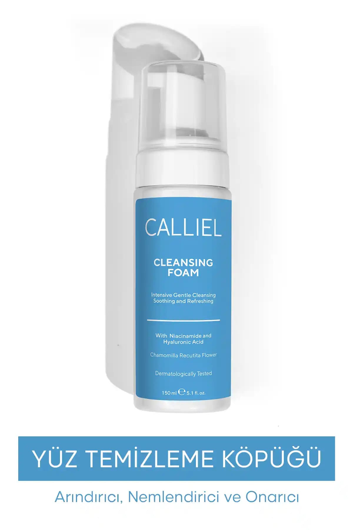 CALLİEL Yatıştırıcı Nemlendirici Yüz Temizleme Köpüğü: Hassas ve Nemli Ciltler İçin Günlük Bakım Çözümü