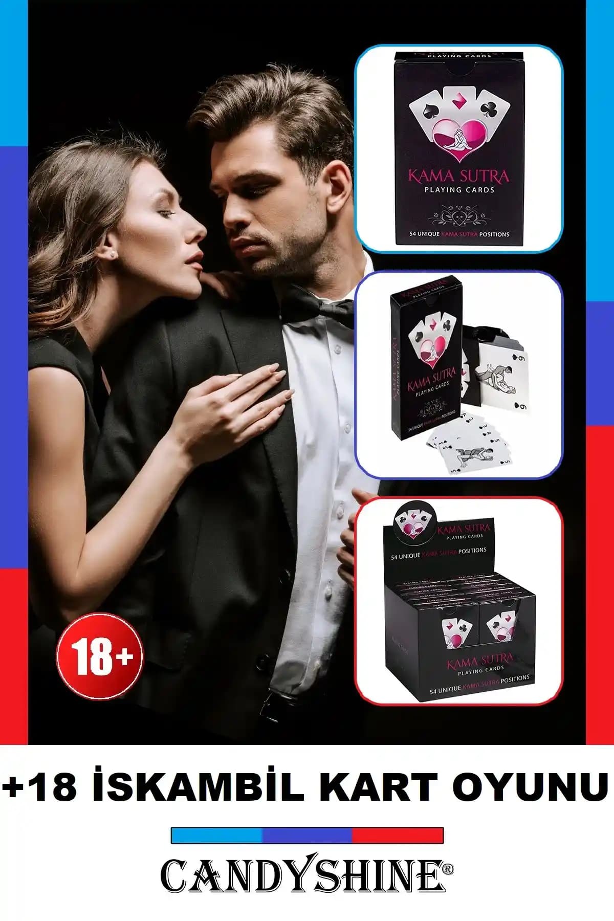 CandyShine Kamasutra Pozisyon Oyun Kartları: Çiftler İçin Yenilikçi Aşk Eğlencesi