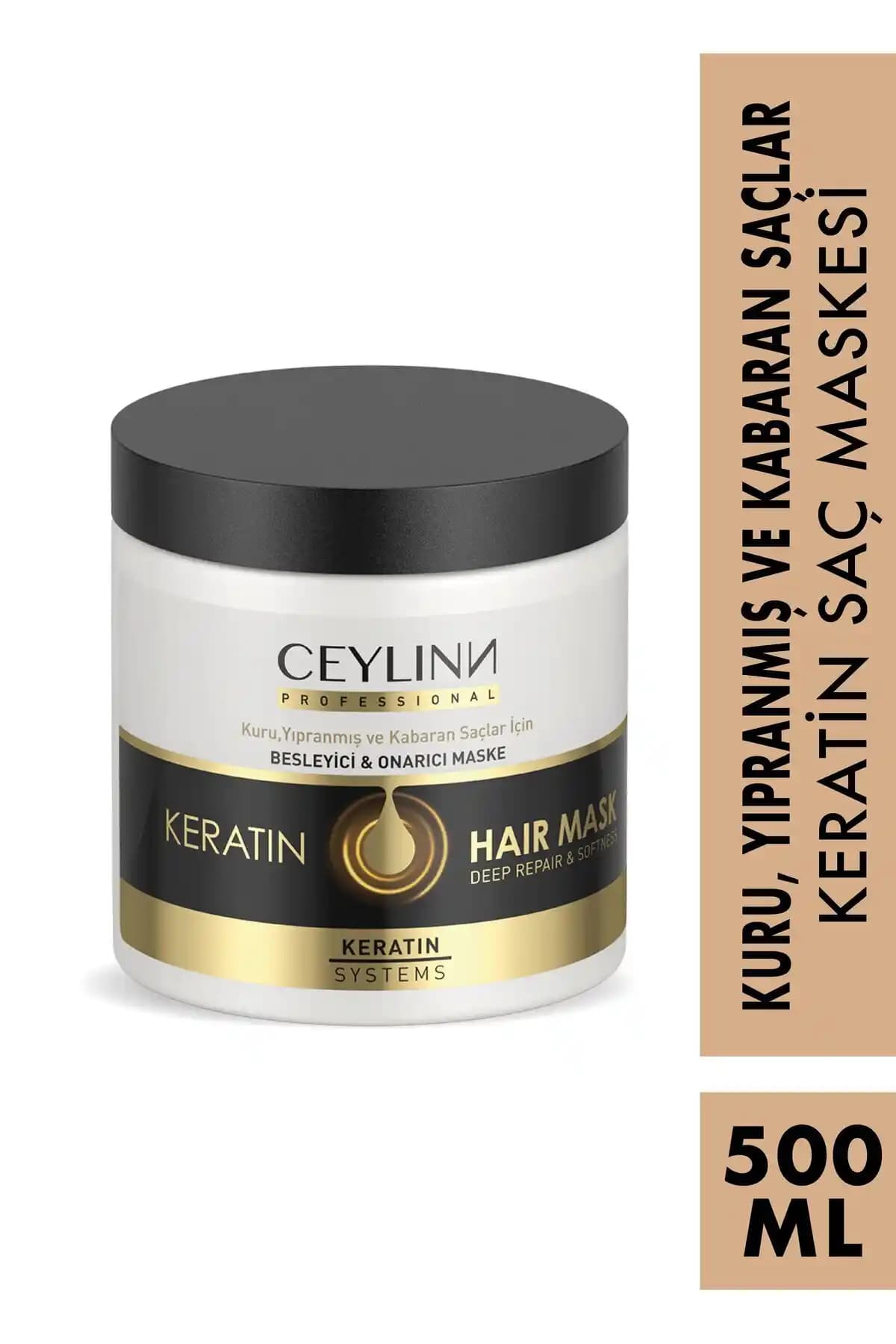 Ceylinn Keratin Smooth Saç Maskesi: Parlak ve Yumuşak Saçlar İçin Etkili Bakım Ürünü