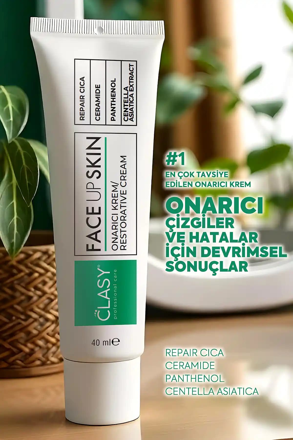 Clasy Care Face Up Skin Gözenek Sıkılaştırıcı ve Onarıcı Krem: Doğal ve Etkili Cilt Bakım Ürünü