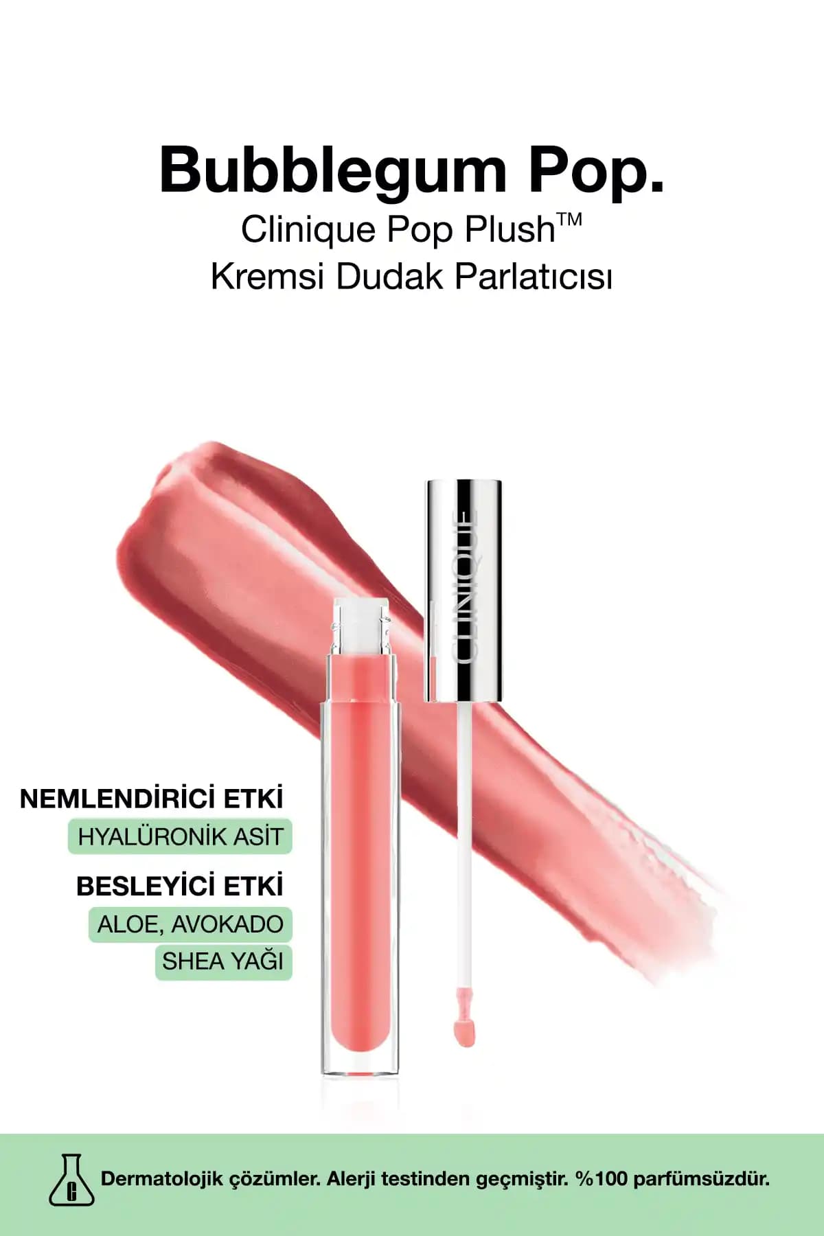 Clinique Pop Plush Dudak Parlatıcısı: Doğal ve Parlak Dudaklar İçin Yüksek Kaliteli Seçenek
