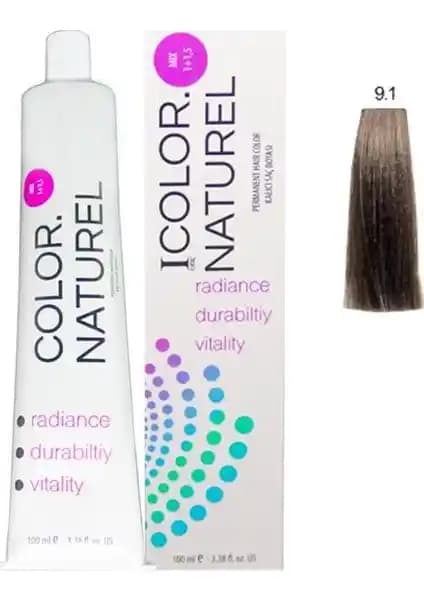Color Naturel Saç Boyası 9.1 Küllü Sarı: Doğal ve Kalıcı Renkler İçin Güvenilir Seçenek