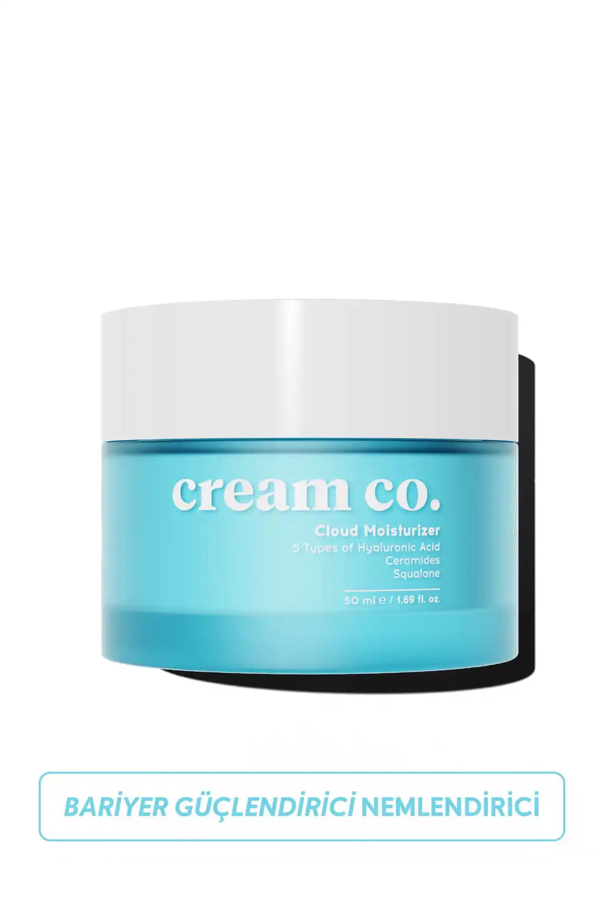 Cream Co Su Bazlı Bariyer Onarıcı Cloud Moisturizer Hassas Ciltler İçin Nemlendirici Ürün