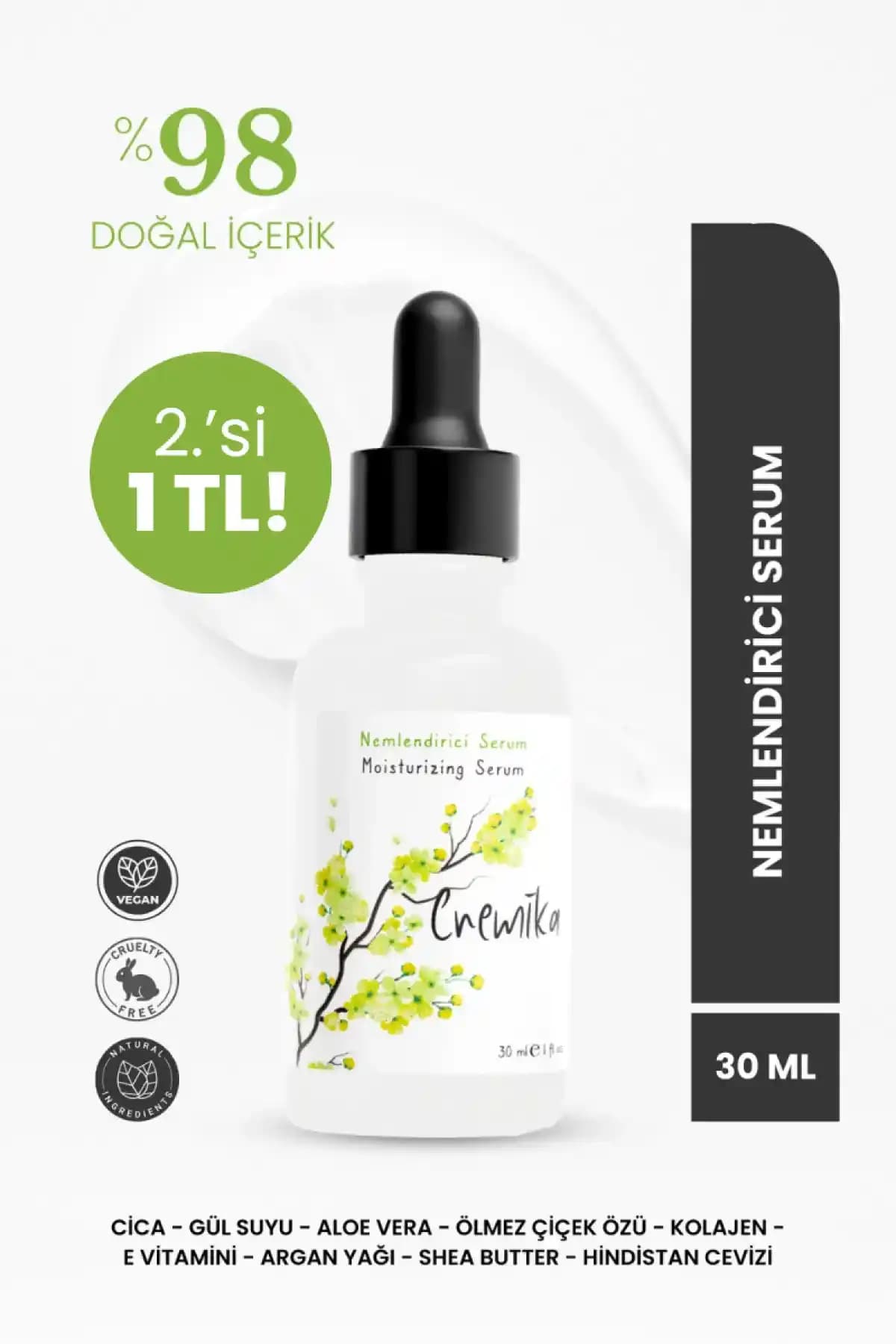 Cremika Kozmetik Cica Yüz Serumu: Doğal ve Etkili Cilt Bakımı İçin Güçlü Bir Seçenek