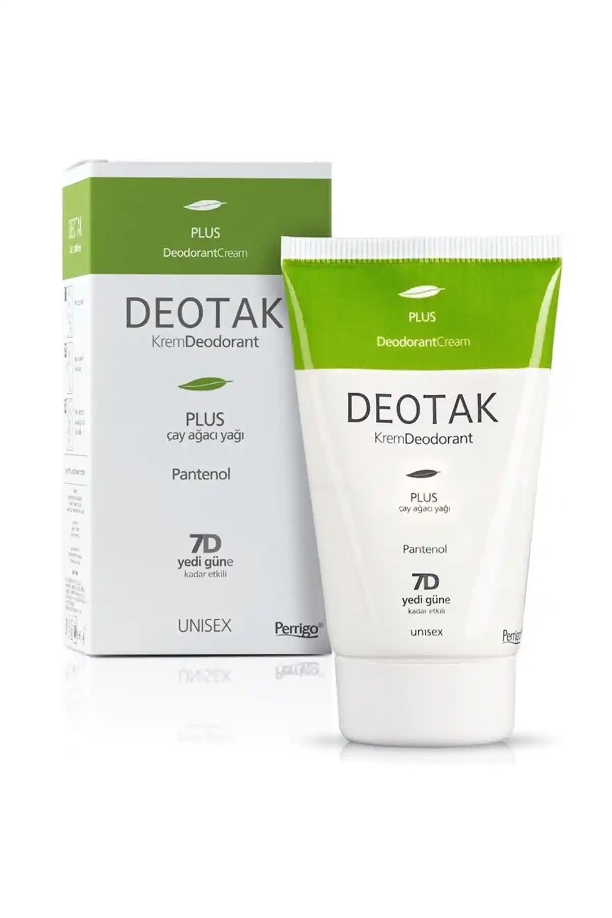Deotak Plus Çay Ağacı Yağı Krem Deodorant Doğal ve Etkili Kişisel Bakım Çözümü
