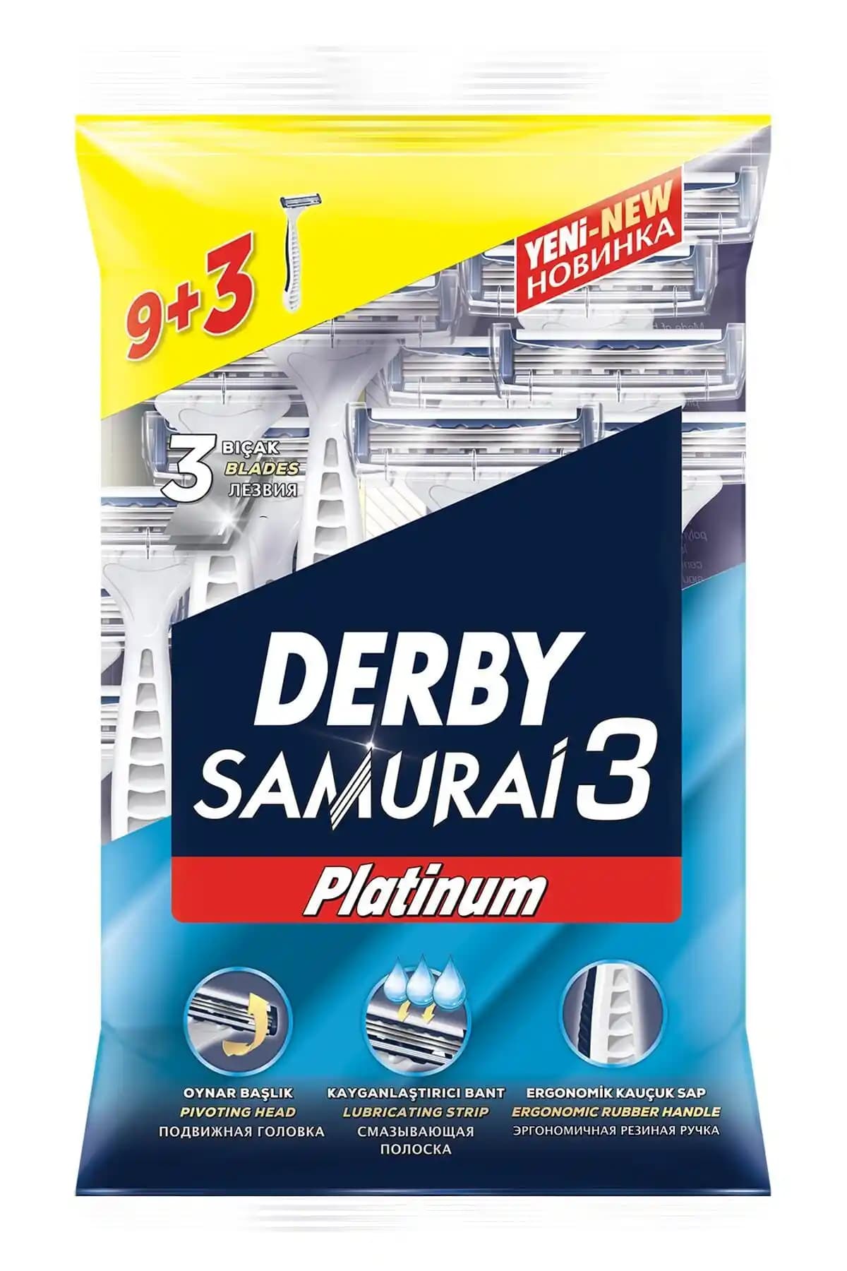 Derby Samurai 3 Platinum 9+3 Kullan-at Tıraş Bıçağı Performans ve Dayanıklılık Özellikleri