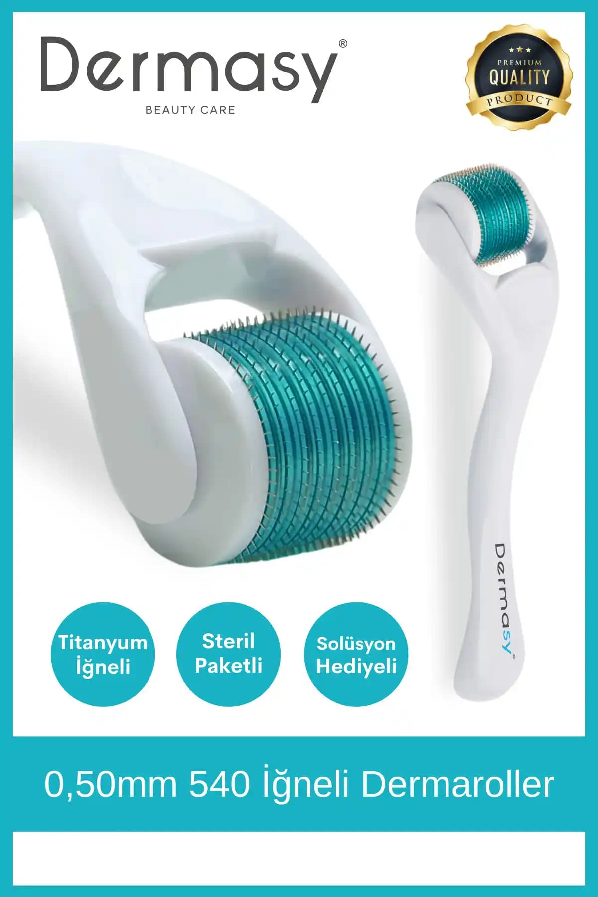 Dermasy 0,50mm 540 İğneli Dermaroller ile Cilt ve Saç Bakımında Yenilikçi Çözüm