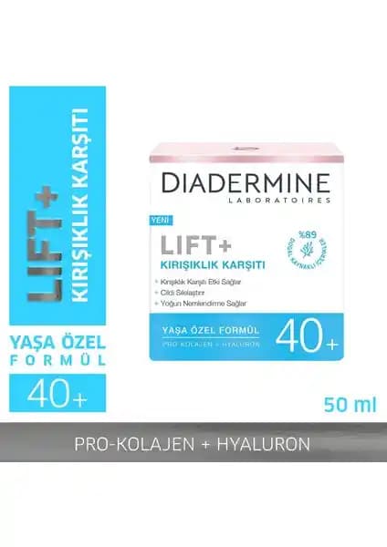 Diadermine Lift+ 40+ Gündüz Kremi: Sıkılaştırıcı ve Nemlendirici Özellikleriyle Cilt Bakımı