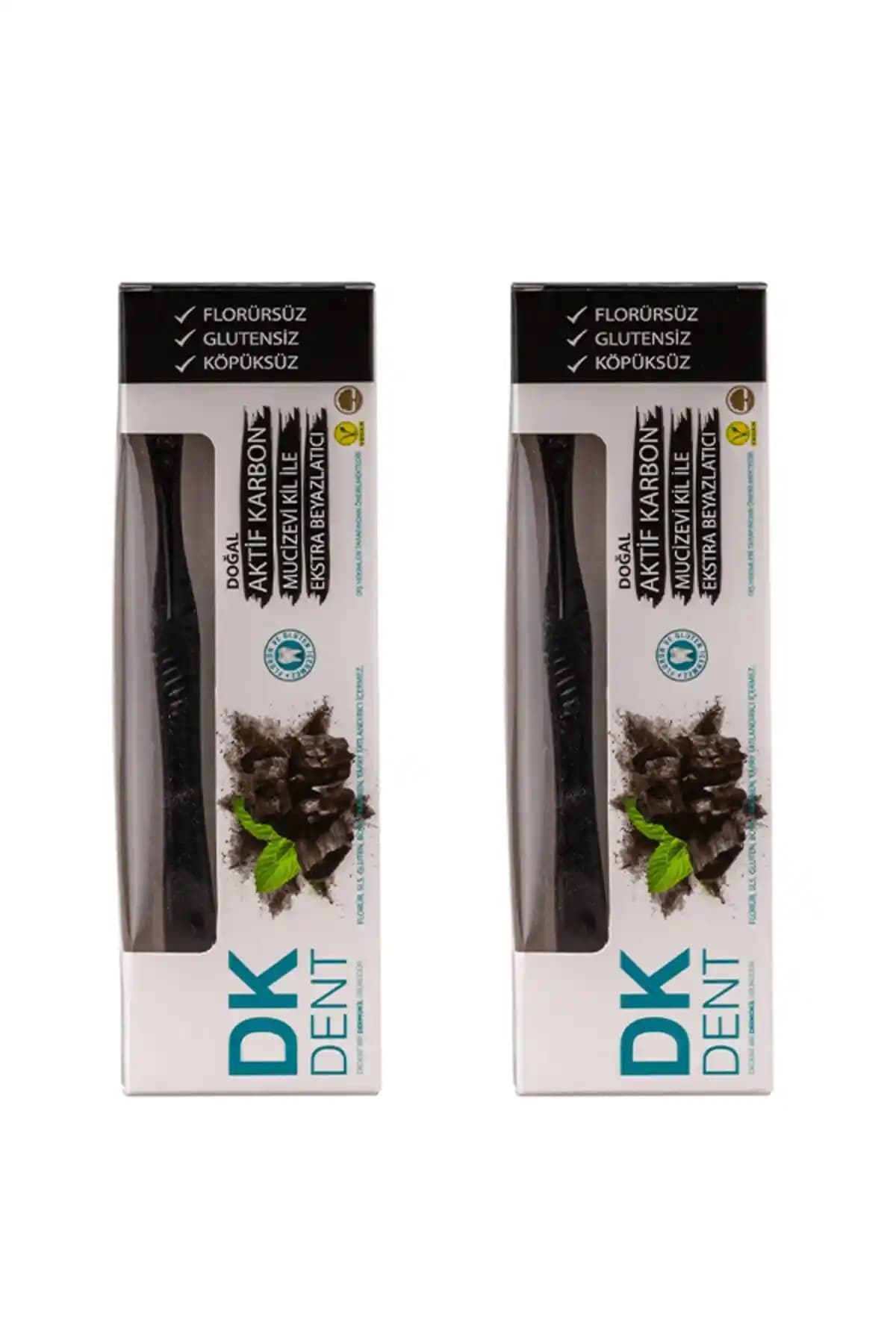 DKDENT Aktif Karbonlu Florürsüz Diş Macunu: Doğal Beyazlık ve Hassasiyetlere Uygun Temizlik