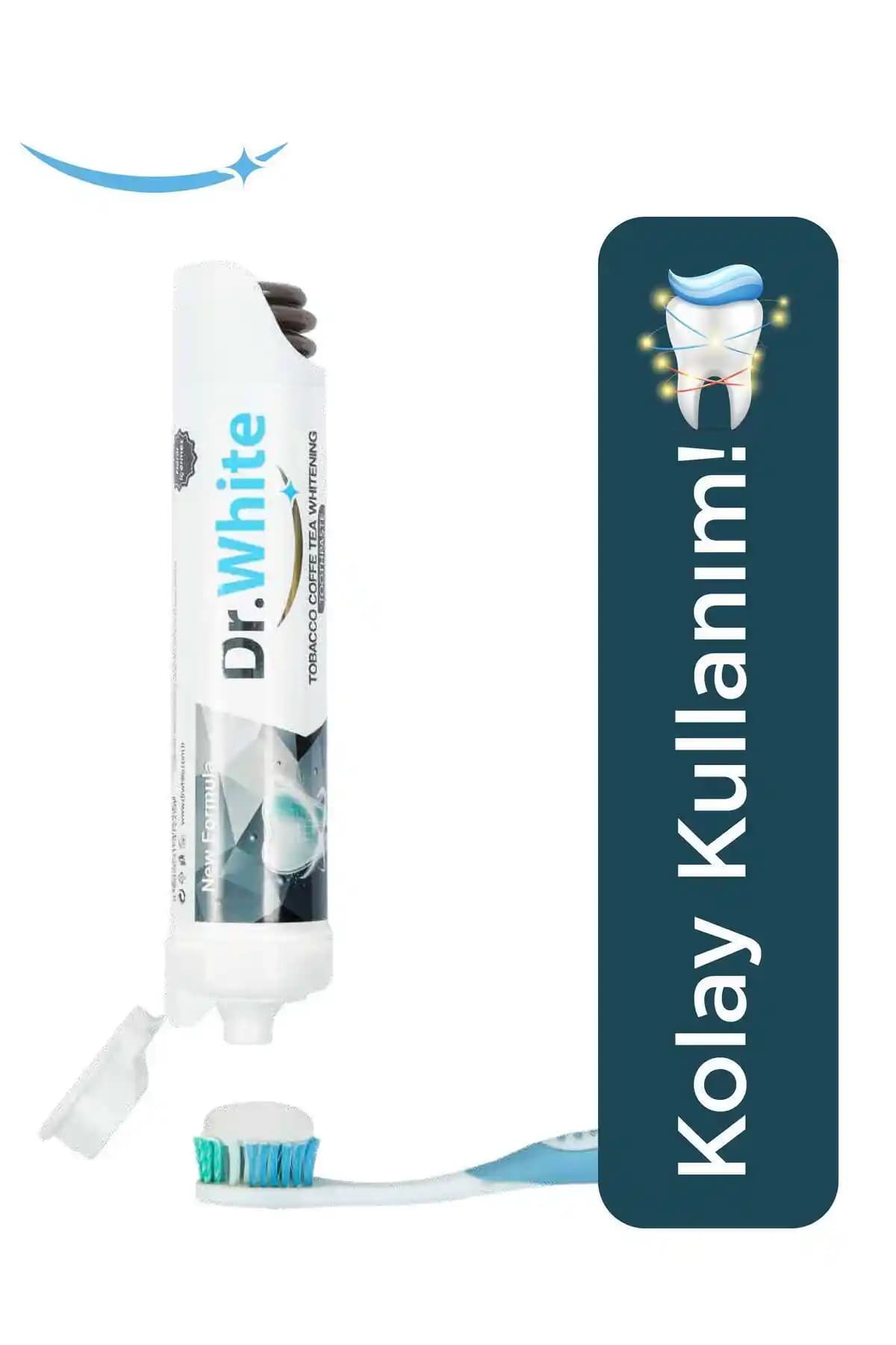 Dr White Tobacco Coffee Tea Beyazlatıcı Diş Macunu: Güvenilir ve Etkili Diş Beyazlatma Çözümü