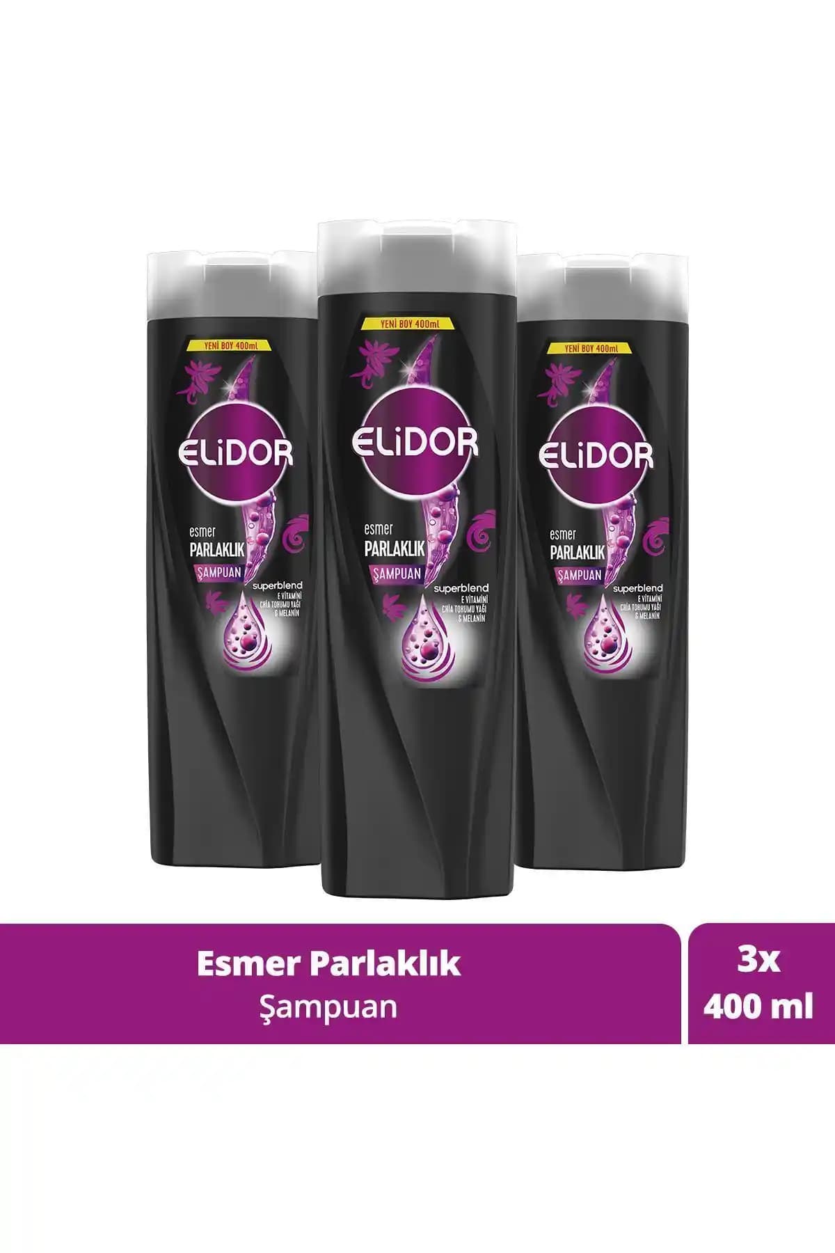 Elidor Superblend Saç Bakım Şampuanı Doğal İçeriklerle Parlak ve Sağlıklı Saçlar İçin