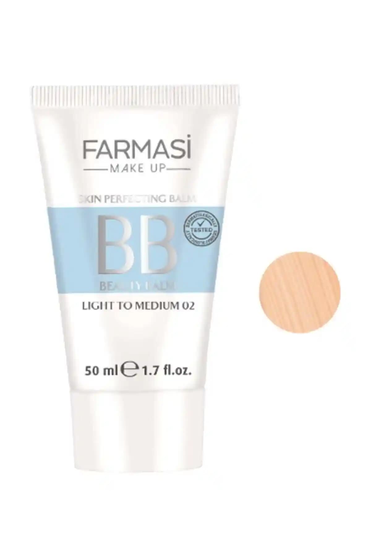 Farmasi BB Krem Light to Medium 02: Doğal ve Parlak Cilt İçin Günlük Kullanım Kremi