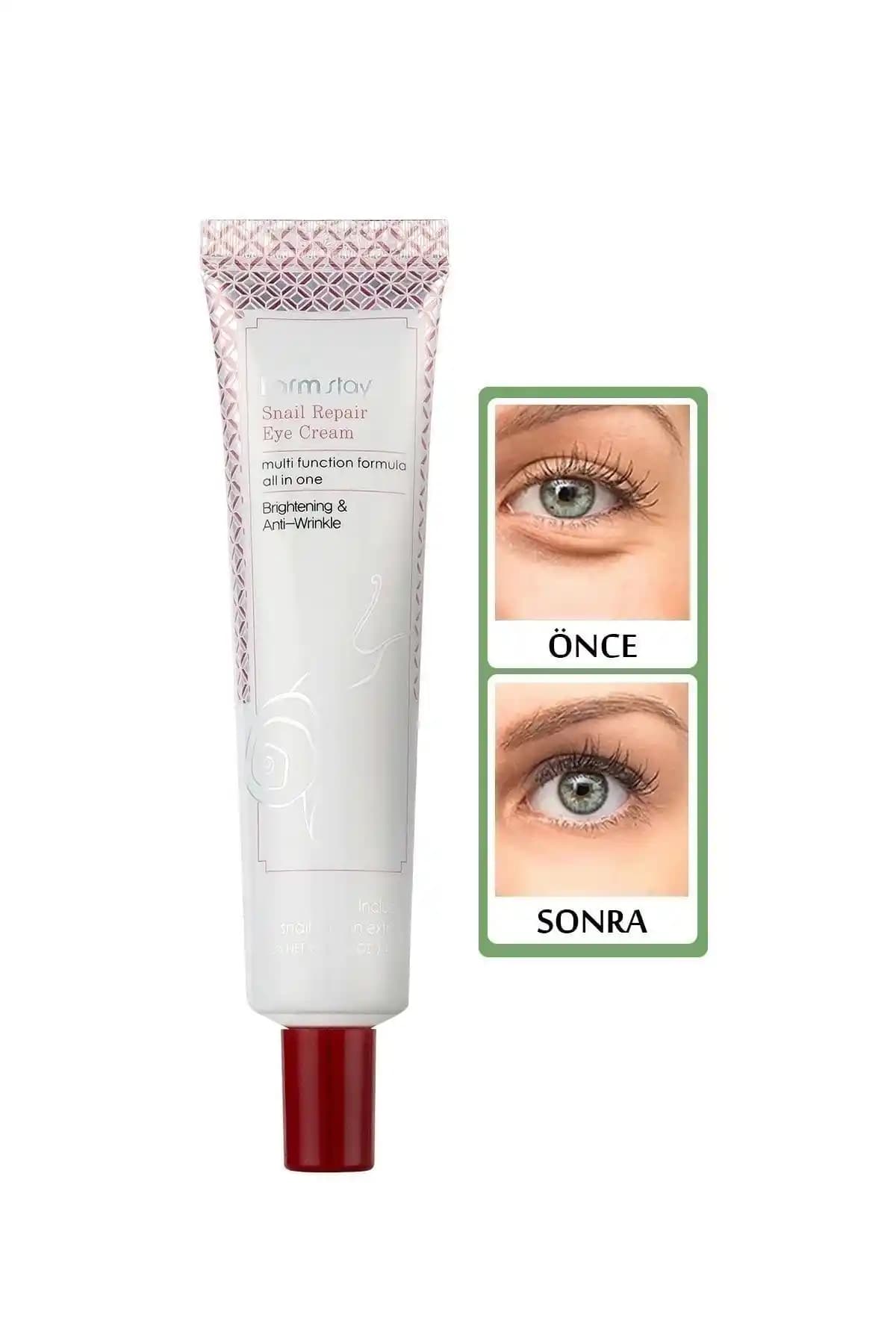 Farmstay Salyangoz Özlü Yenileyici Göz Kremi: Hassas Göz Çevresi İçin Doğal ve Etkili Bakım