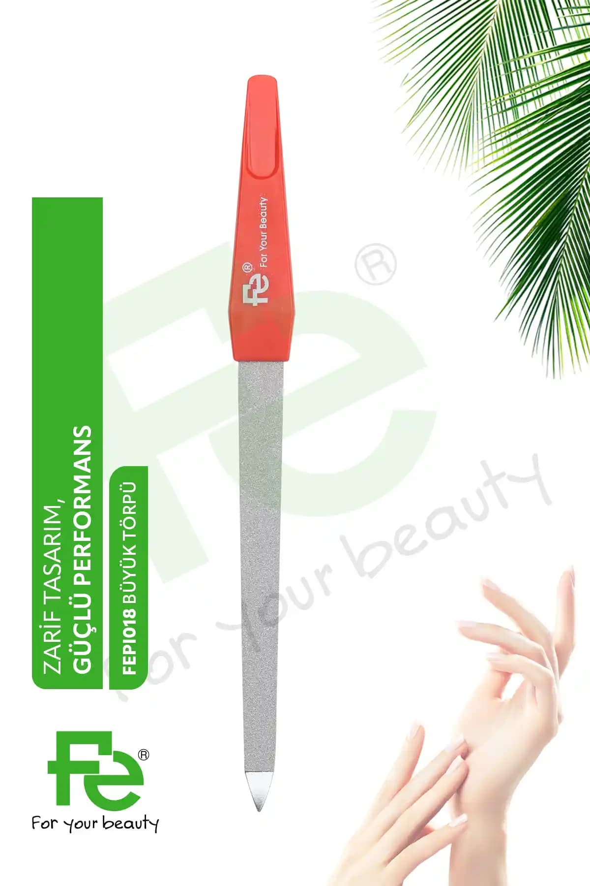 Fe Tırnak Törpüsü Büyük Boy: Dayanıklı ve Ergonomik Profesyonel Tırnak Bakım Aracı