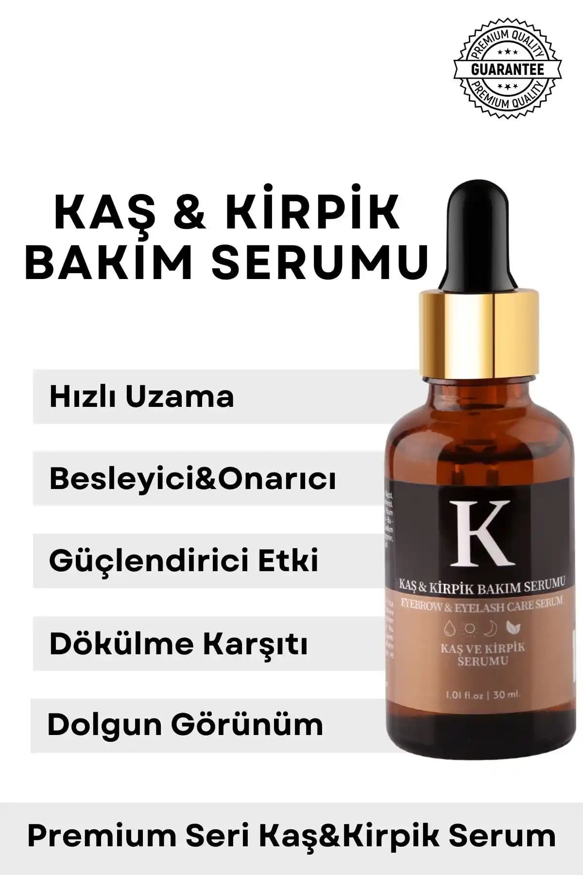 For You Gold Kaş ve Kirpik Serumu Güçlendirme ve Uzama İçin Doğal Çözüm