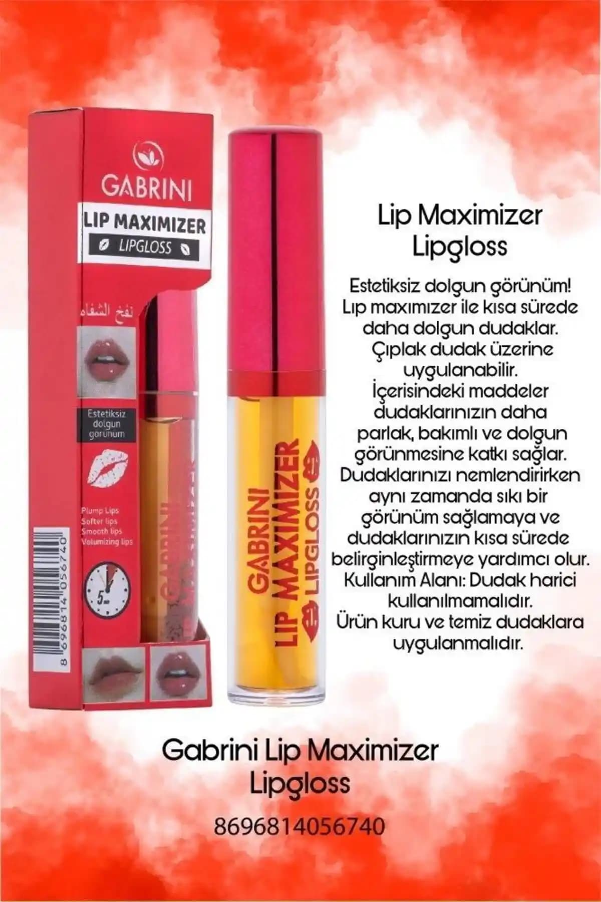 Gabrini Dudak Parlatıcı ve Dolgunlaştırıcı Lip Maximizer İncelemesi ve Kullanım Yönergeleri