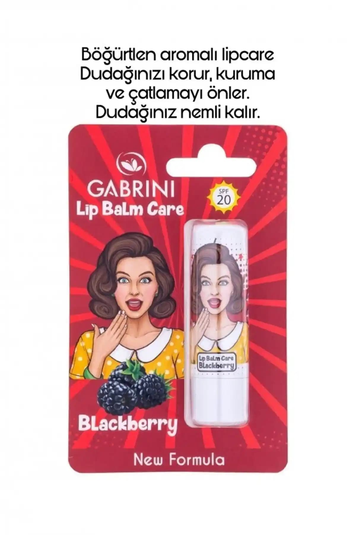 Gabrini Popart Dudak Balmı ile Nemli, Parlak ve Sağlıklı Dudaklar İçin Günlük Bakım