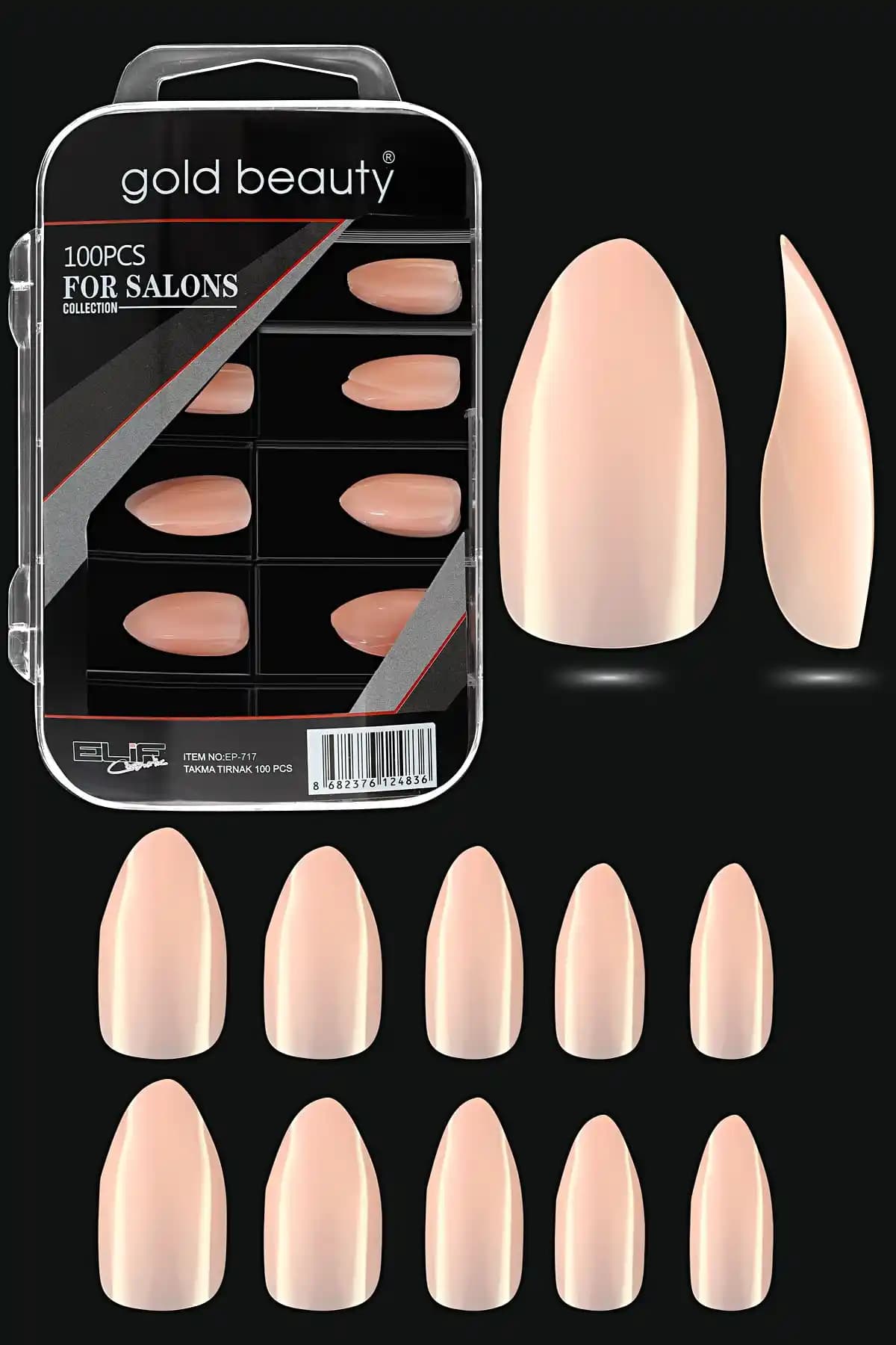 Gold Beauty Gxm Pro 717 Pembe Takma Tırnak: Estetik ve Kullanım Kolaylığı Sunan Ürün