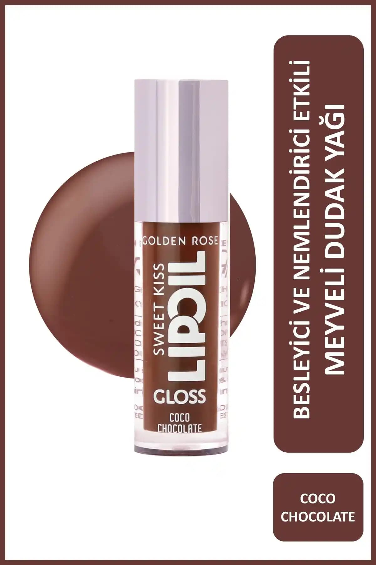 Golden Rose Sweet Kiss Lip Oil Gloss No:06 Dudaklara Parlaklık ve Nem Sağlayan Doğal Bakım Ürünü