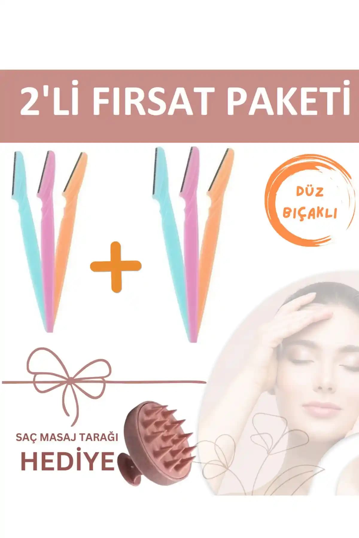 GrandeAccessory Yüz Jileti ve Kaş Usturası Bakım Seti ile Pratik ve Güvenli Tüy Alma Çözümü