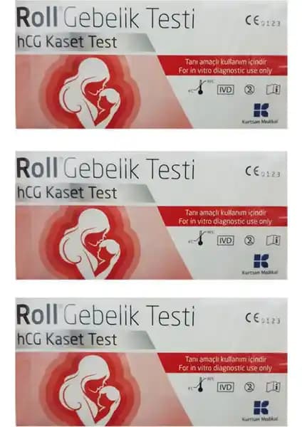 Güvenilir ve Pratik Roll Hamilelik Testi 3 Adet ile Doğru Sonuçlar Evinizde