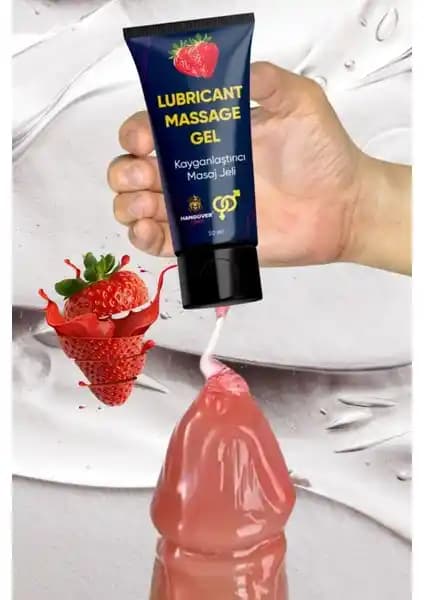 Hangover Jel Masaj Jeli: Kayganlaştırıcı ve Geciktirici Özellikleriyle Çilek Aromalı Ürün