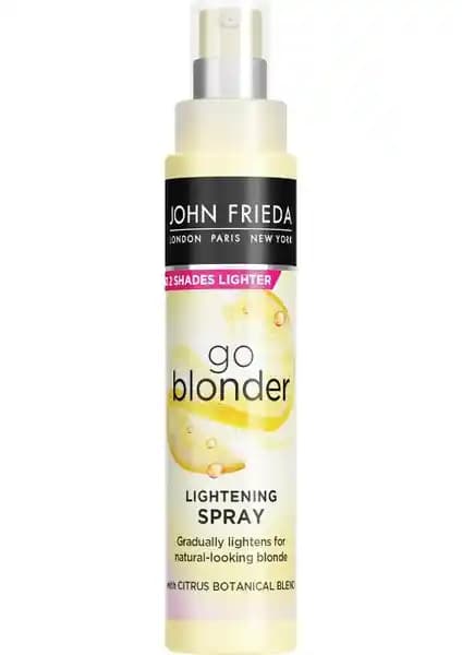 John Frieda Sarı Saçlara Özel Renk Açıcı Sprey ile doğal ve etkili saç açma çözümü