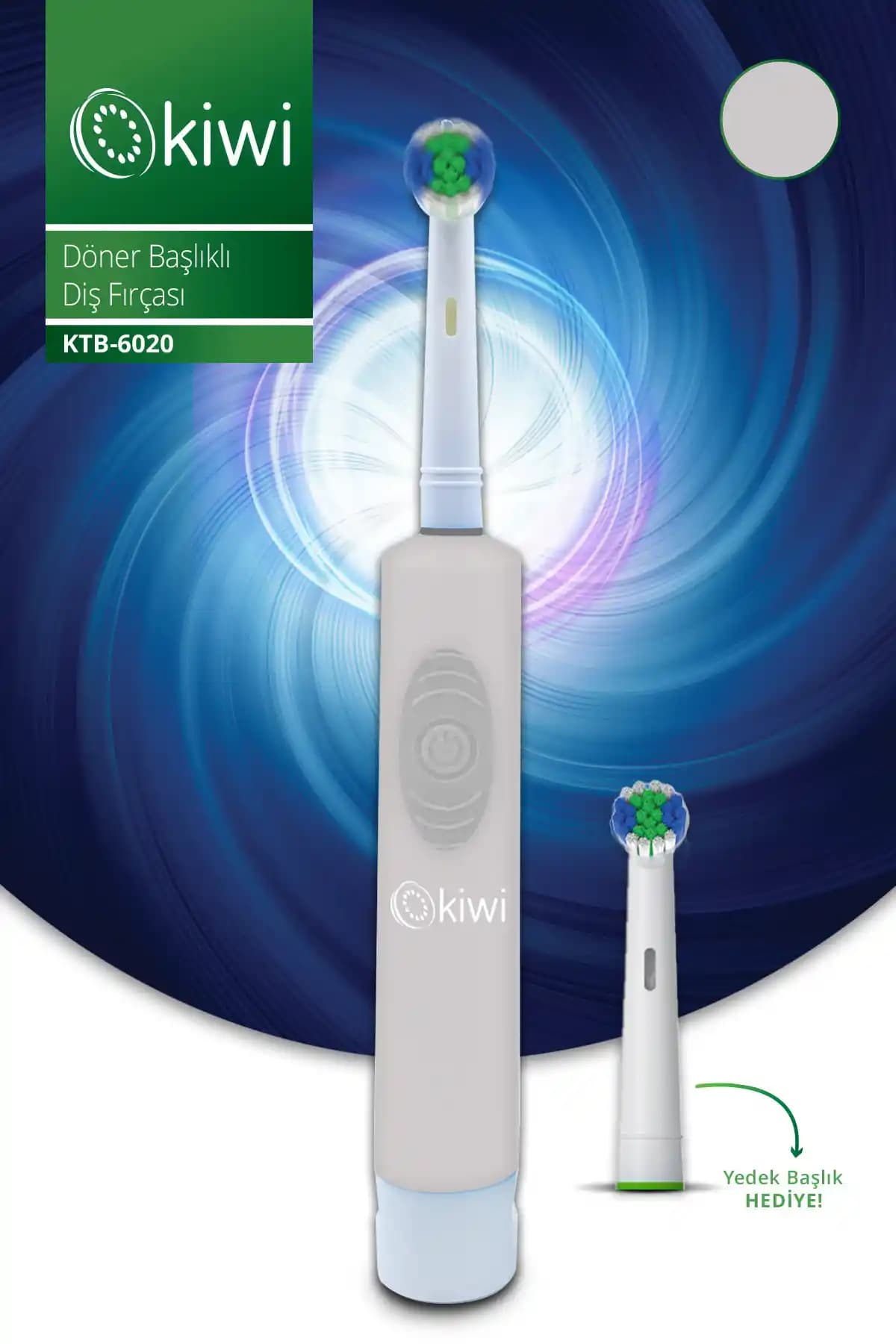 Kiwi KTB-6020 Elektronik Pilli Diş Fırçası: Nazik ve Etkili Ağız Temizliği İçin Güncel Bir Çözüm