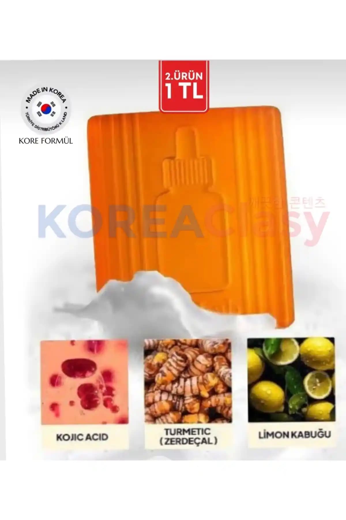 KOREAClasy Kojiso Kojik Asit Sabunu ile Cilt Tonunu Eşitleyen Doğal Çözüm