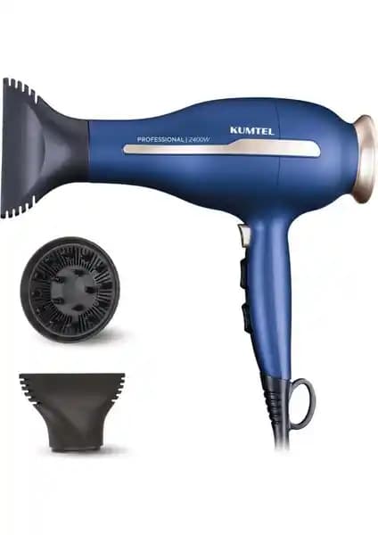 Kumtel Profesyonel 2400W İyonik Saç Kurutma Makinesi HHD-03 Güç ve Teknolojinin Buluşması