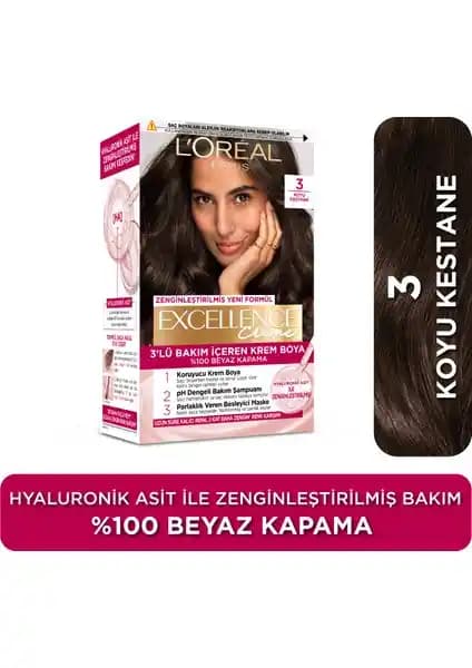 L'Oréal Paris Excellence Creme Koyu Kestane Saç Boyası Detaylı İnceleme ve Kullanıcı Yorumları