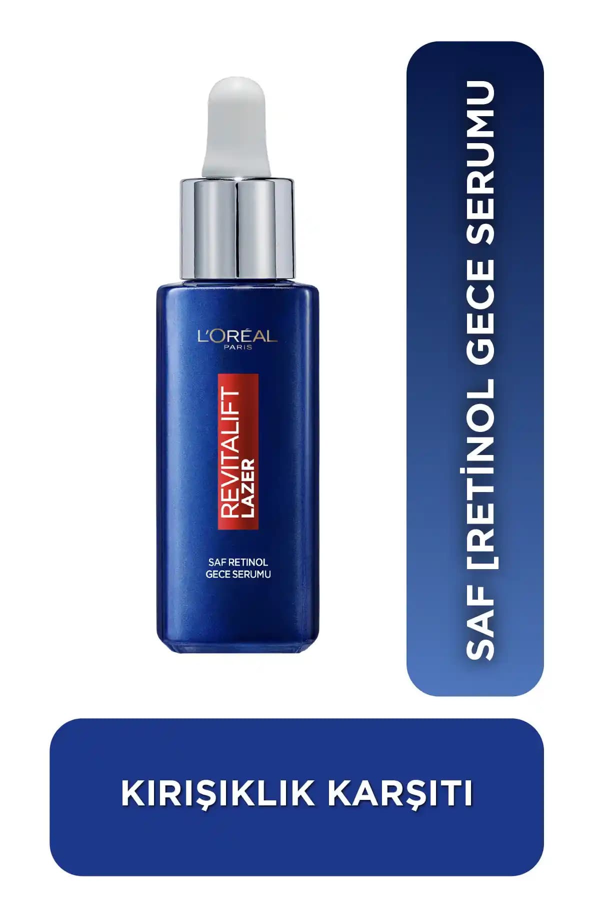 L'Oreal Paris Revitalift Lazer Saf Retinol Gece Serumu: Cilt Yenileme ve Yaşlanma Karşıtı Bakım