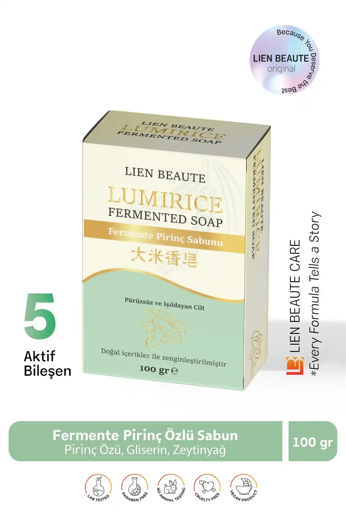 Lien Beaute Lumirice Fermente Pirinç Özlü Sabun ile Doğal ve Parlak Cilt Bakımı Rehberi