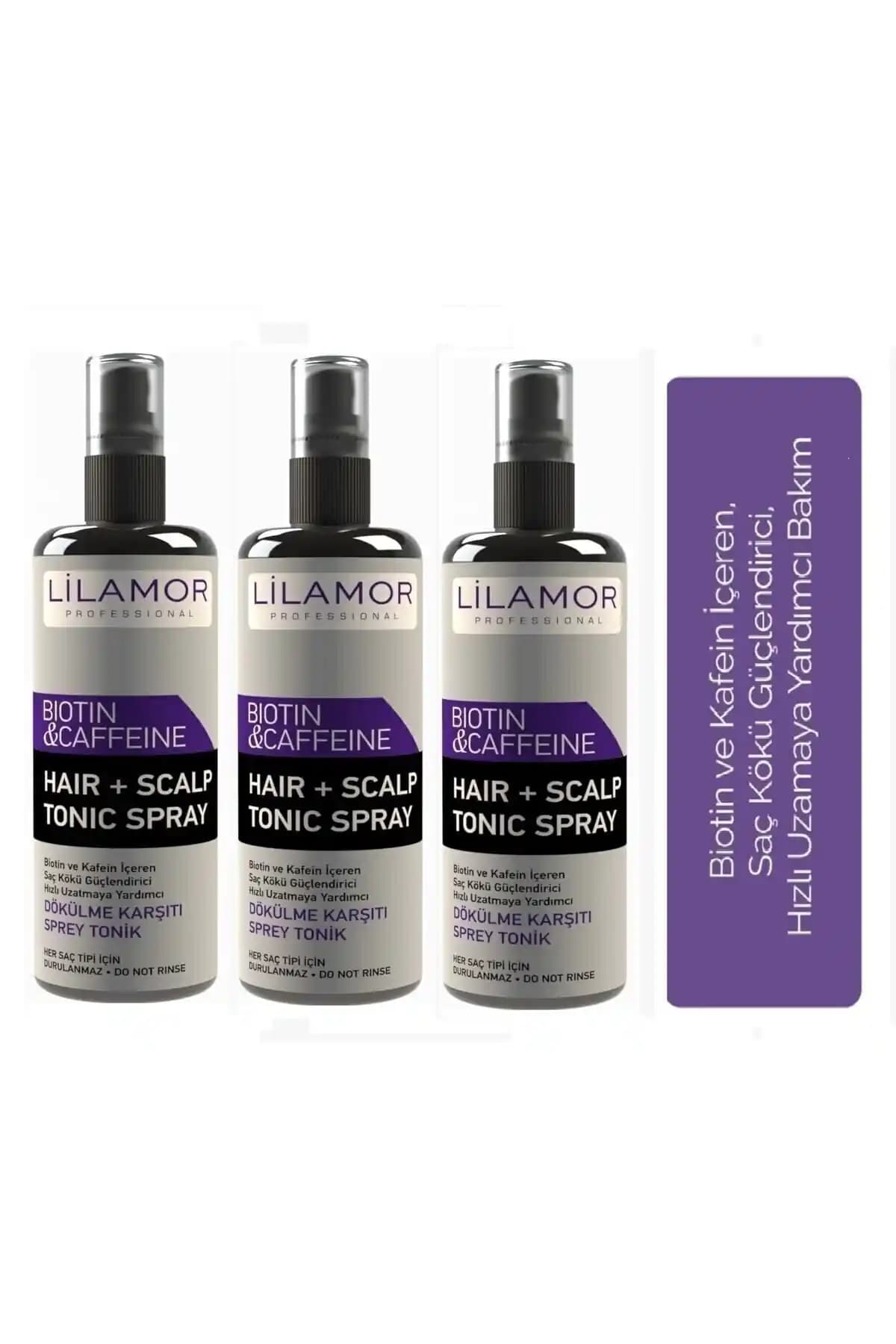 Lilamor Biotin ve Kafein Dökülme Karşıtı Tonik Sprey ile Saç Sağlığında Yeni Dönem