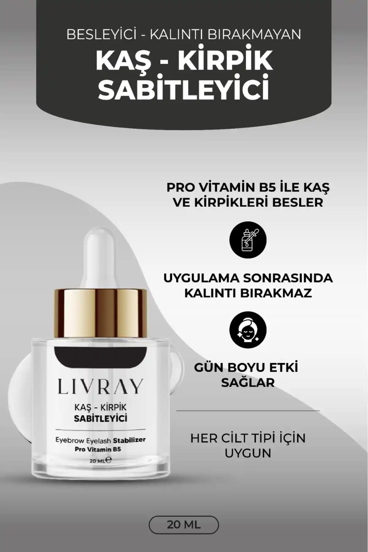 Livray Kaş ve Kirpik Sabitleyici: Doğal ve Kalıcı Çözüm ile Makyaj Rutininizi Tamamlayın