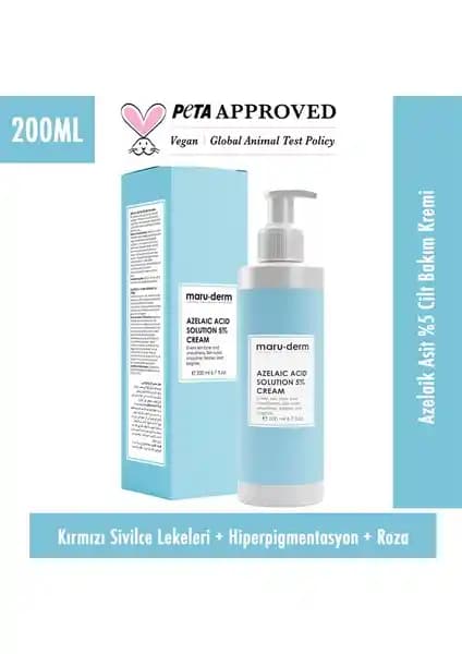 Maru.derm Azelaik Asit %5 Cilt Bakım Kremi: Hassas ve Problemli Ciltler İçin Etkili Çözüm
